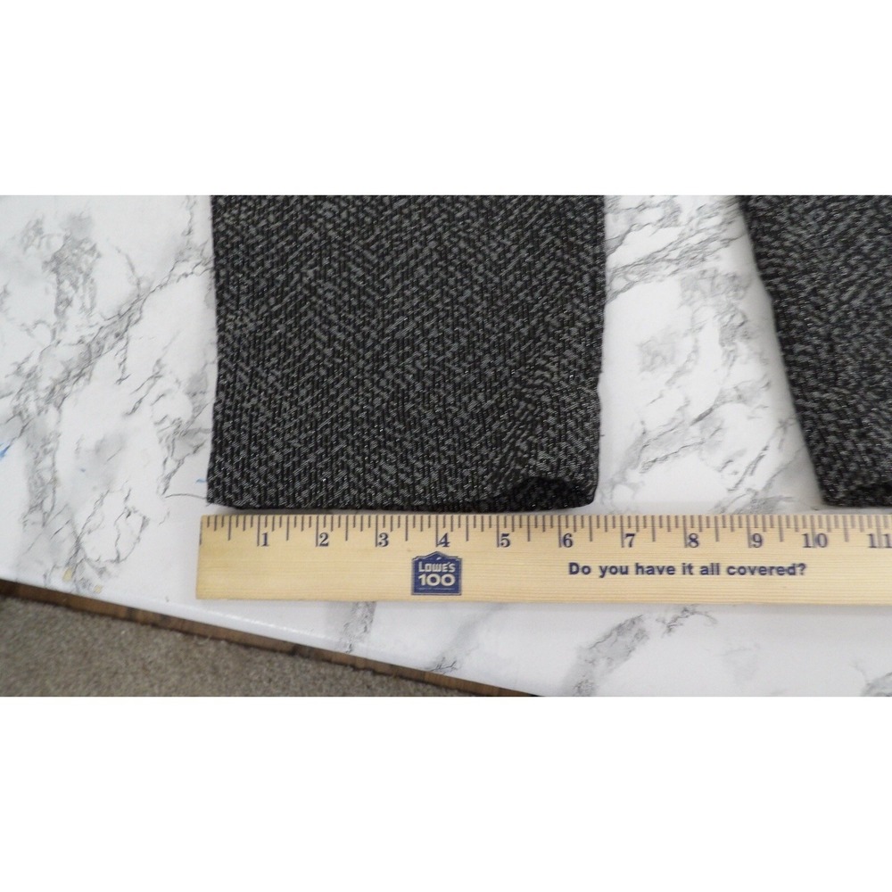 Chico's Pull On Waist Gray Black Silver Career Dress Pant Size 3.5 Tall US XL/18 - Picture 10 of 14